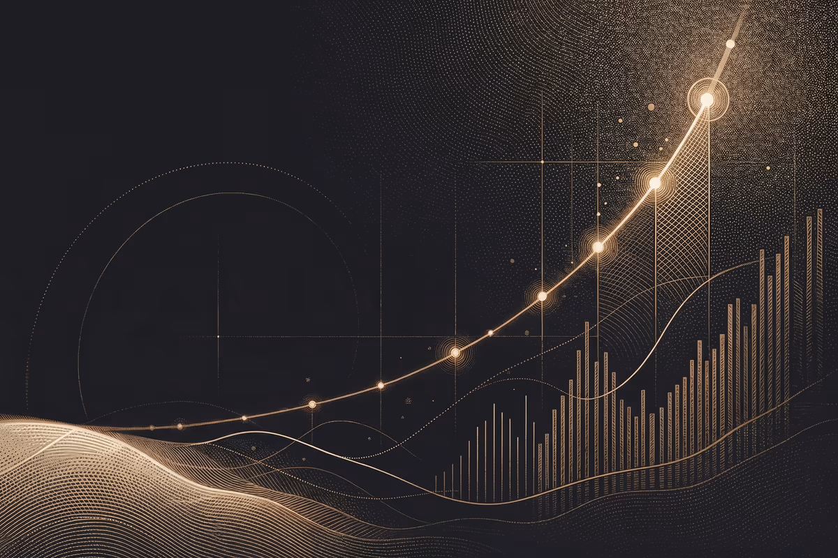 Curvas de datos en grabado: la radiografía del liderazgo